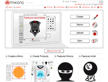 Tablet Screenshot of mikons.com